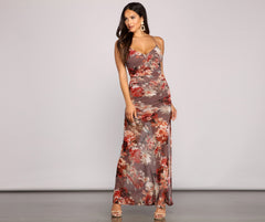 Pretty Petal Stylish Perfection Maxi Dress InsStreet