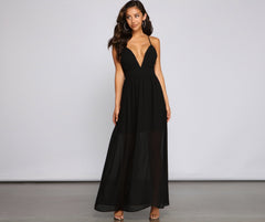 Effortless Beauty Stylish Chiffon Maxi Dress InsStreet