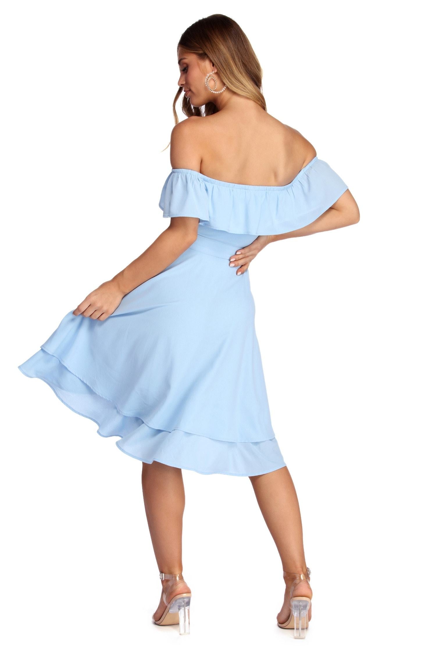 Chasing Dreams Stylish Ruffle Dress InsStreet