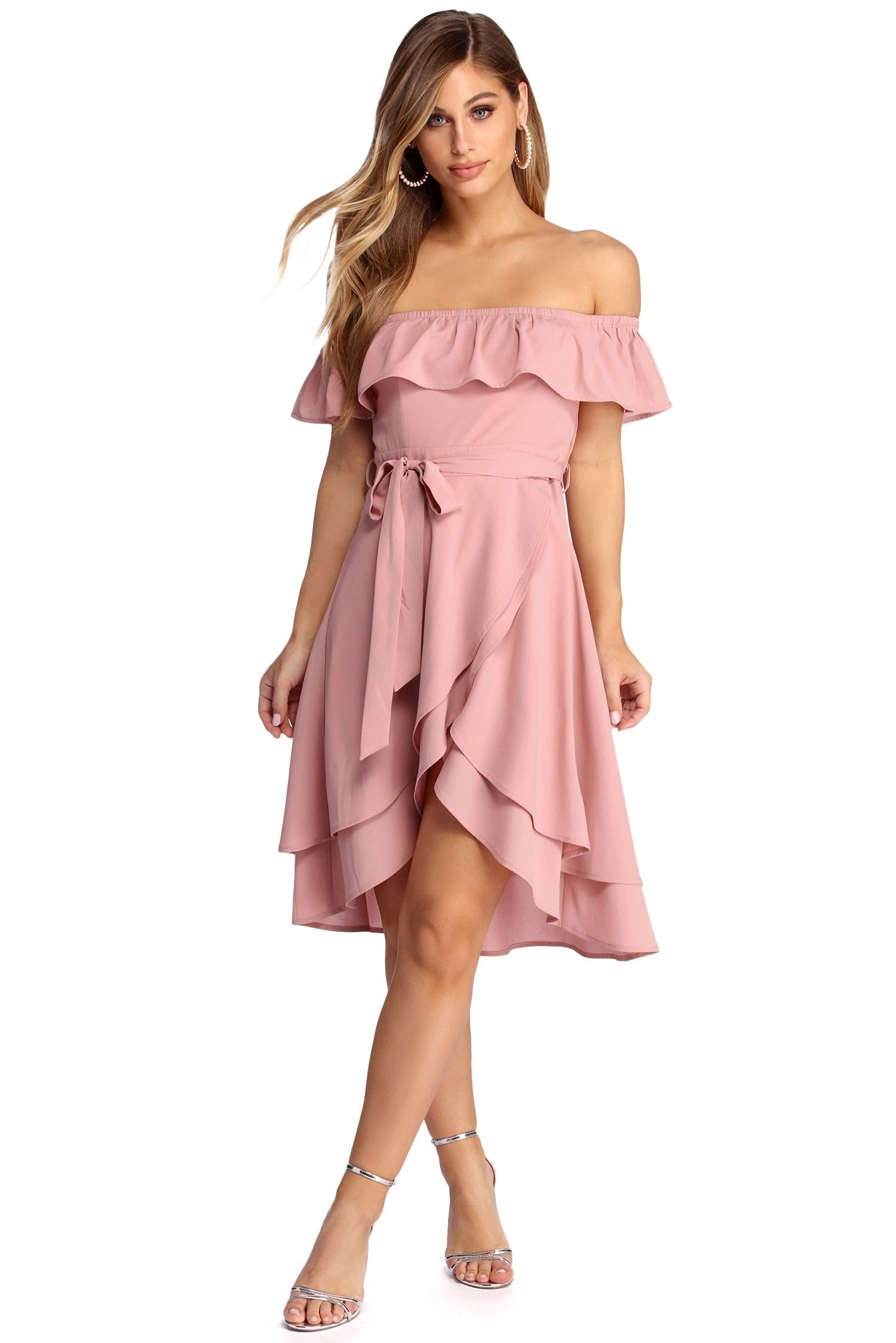 Chasing Dreams Stylish Ruffle Dress InsStreet