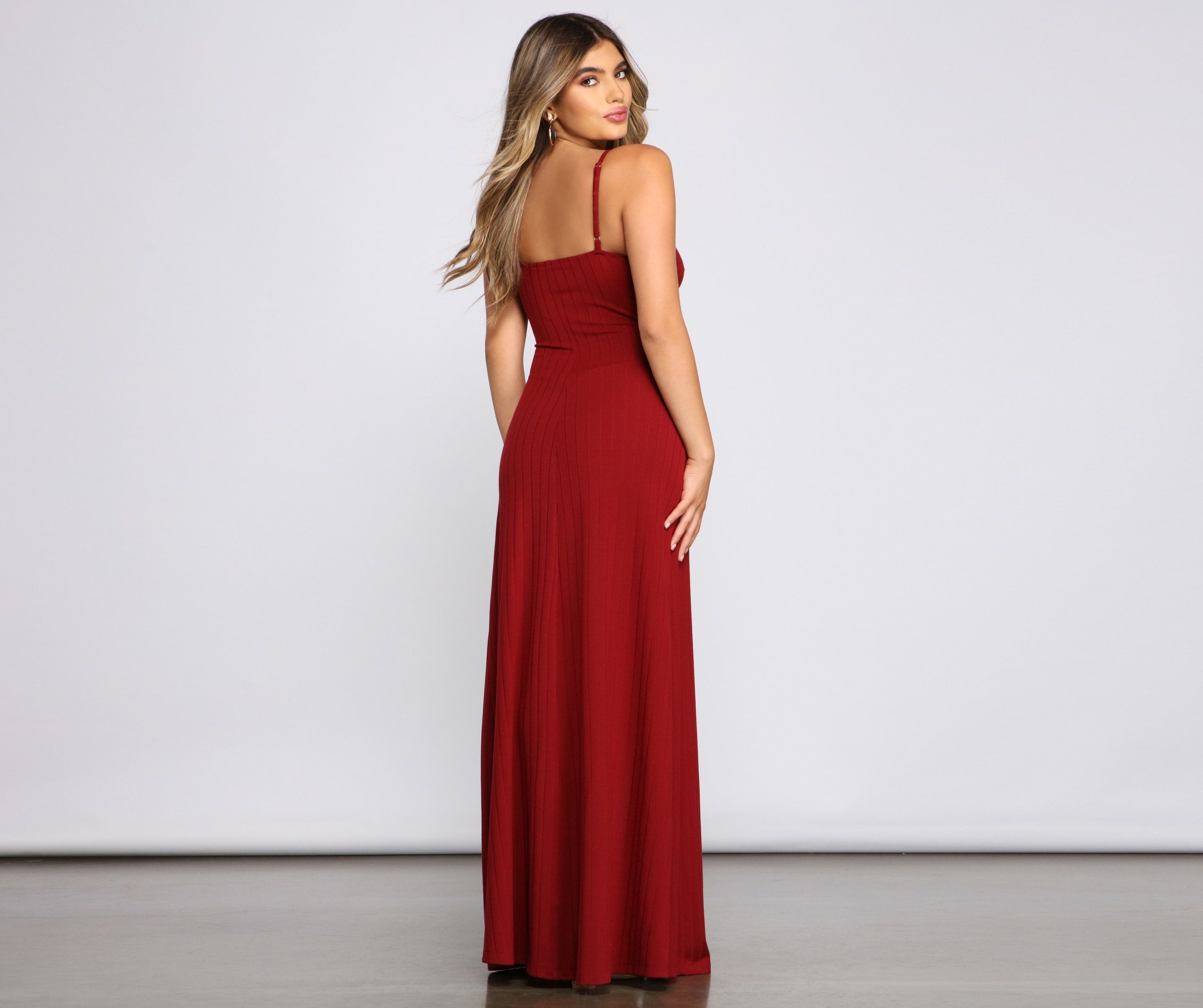 Effortless Style Stylish Tie-Front Maxi Dress InsStreet