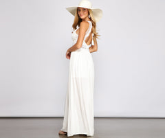 Stylish Girl Summer Charming Crochet Maxi Dress InsStreet