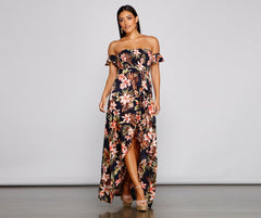 Tropical Sunsets Stylish Maxi Dress InsStreet