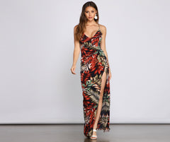 Off To The Charming Tropics Maxi Dress InsStreet