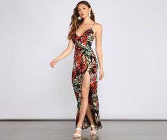 Off To The Charming Tropics Maxi Dress InsStreet