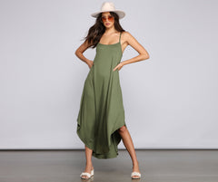 Effortless Vibes Stylish Sleeveless Maxi Dress InsStreet