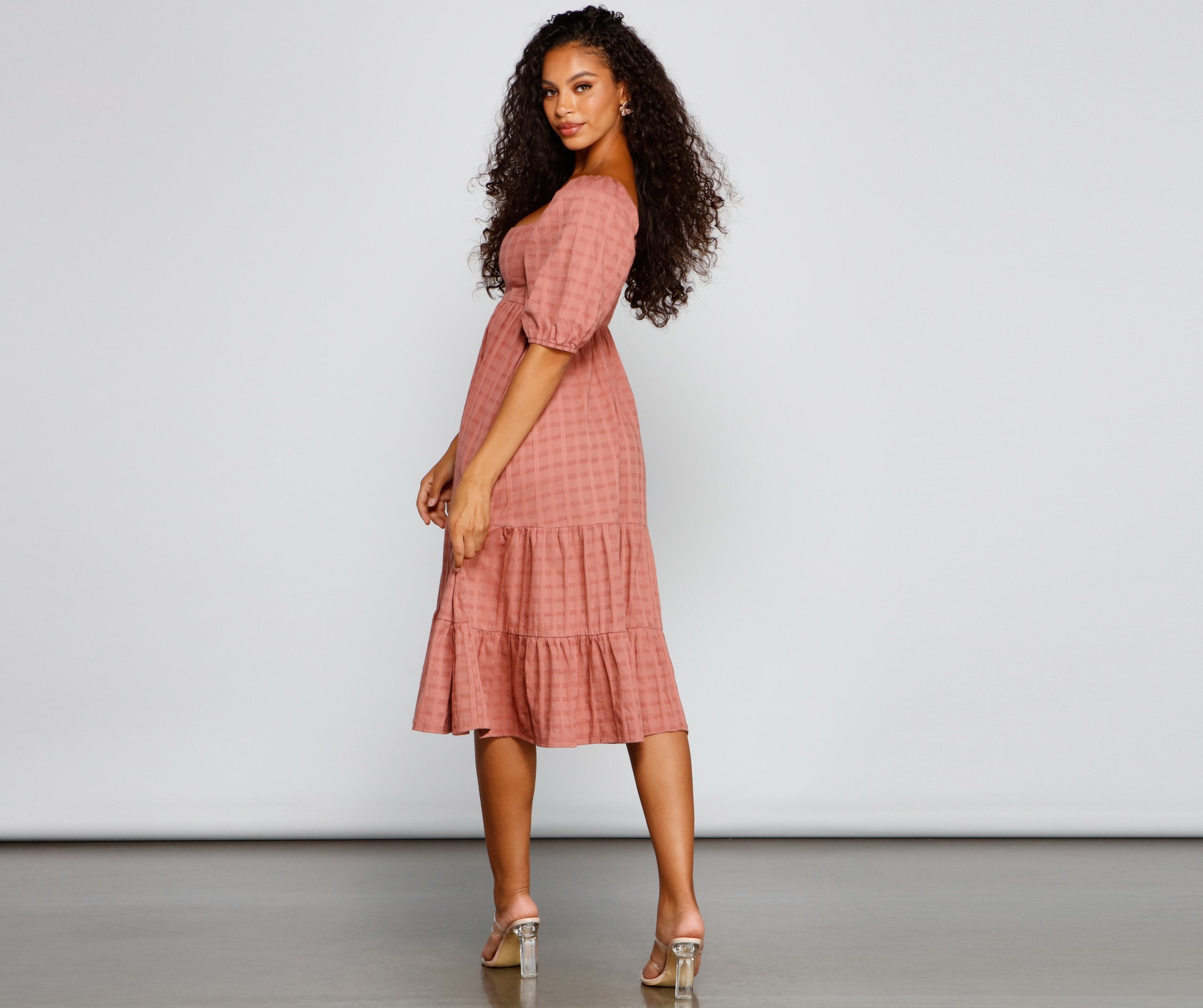 Sweet Beauty Stylish A-Line Midi Dress InsStreet