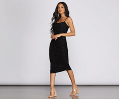 Mesh Muse Stylish Midi Dress InsStreet