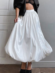 French High Waist Charming A-Line Skirt Skirt InsStreet