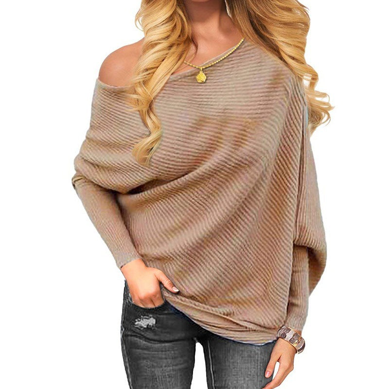 All That Ribbed Cashmere Blend Sweater - Khaki OLIV-001