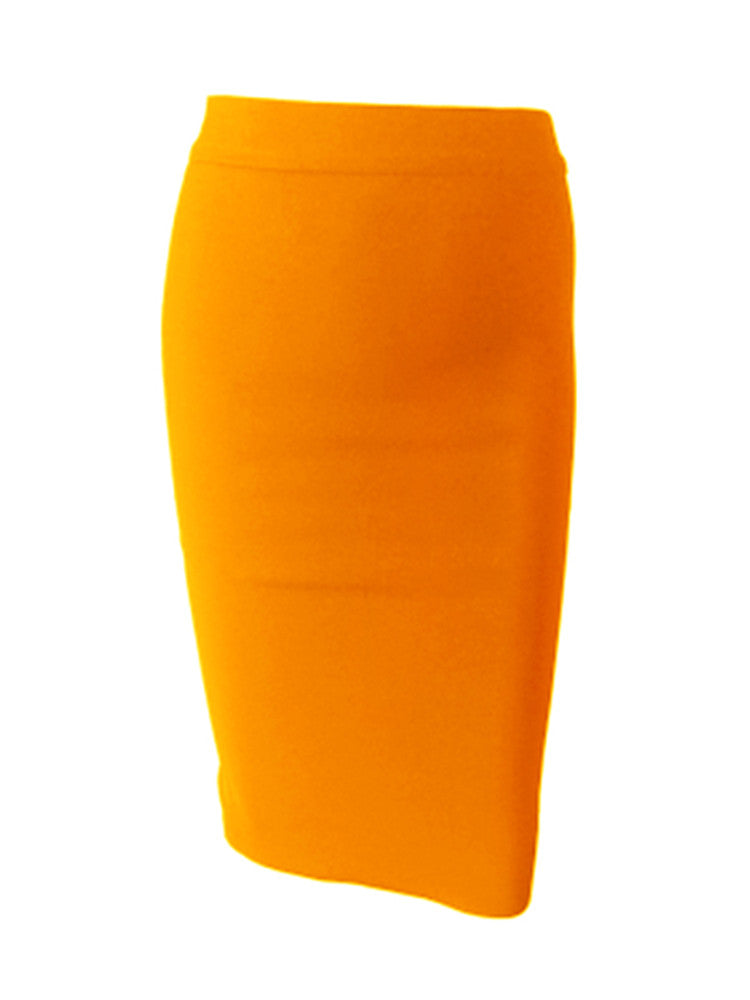 Solid Color Sexy Bodycon Party Bandage Skirt InsStreet