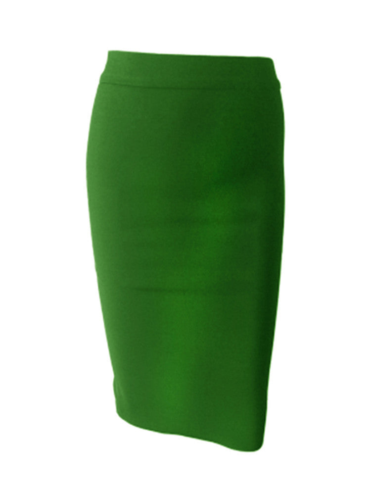 Solid Color Sexy Bodycon Party Bandage Skirt InsStreet