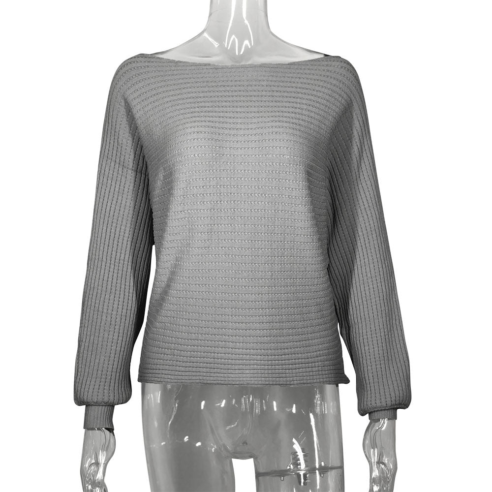 This Time Around Ribbed Dolman Sweater - Heather Grey ON T-001