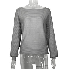 This Time Around Ribbed Dolman Sweater - Heather Grey ON T-001