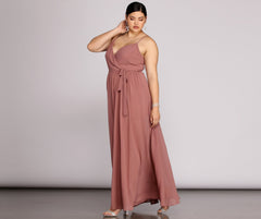 Plus Helena Formal Charming Sleeveless Chiffon Dress InsStreet