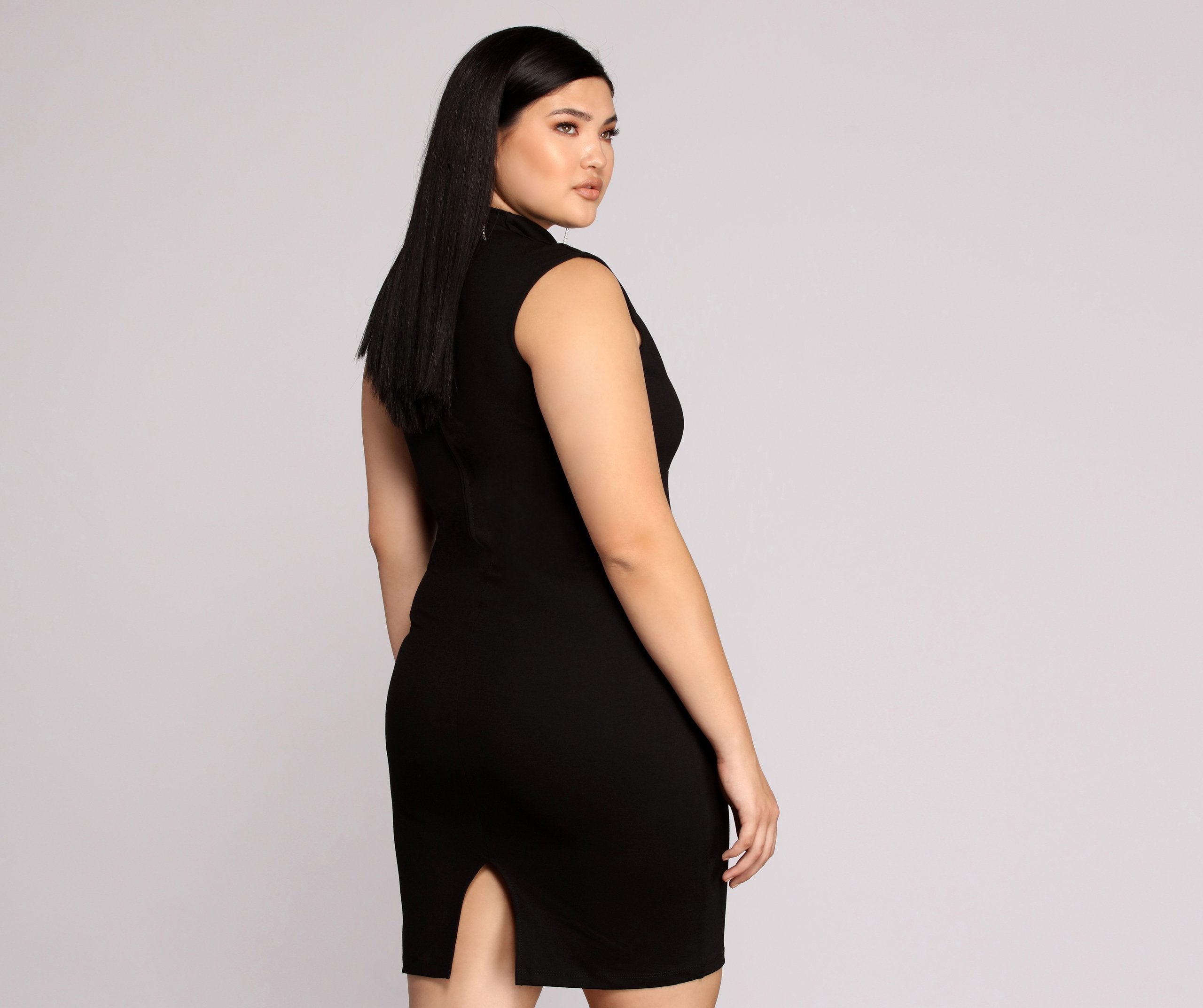 Plus Classic Stylish Midi Dress InsStreet