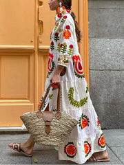 Bohemian Loose Stylish Print Dress InsStreet