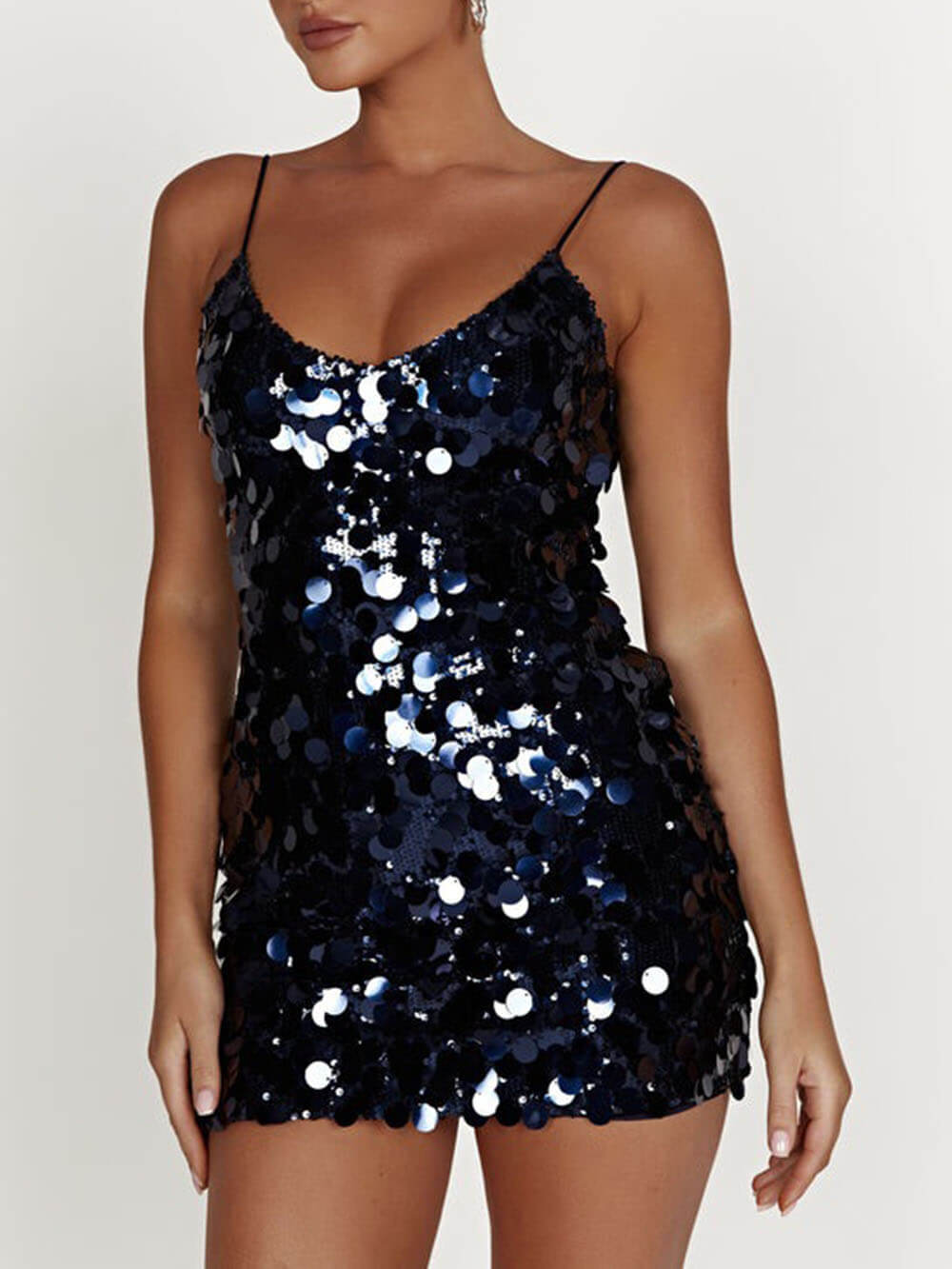 Sequin Strap Stylish Party Mini Dress InsStreet