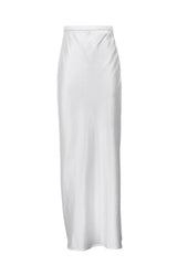 Side Skirt with High Full-Length and White Slit Waist InsStreet