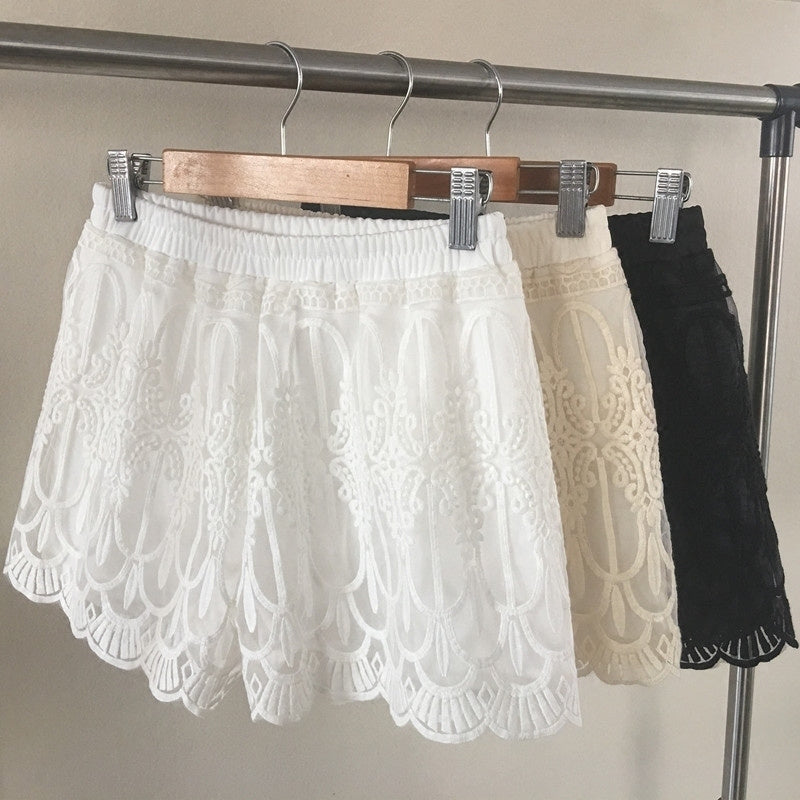 High Waist Sexy Lace Shorts InsStreet