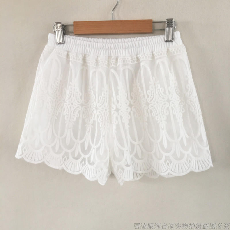 High Waist Sexy Lace Shorts InsStreet