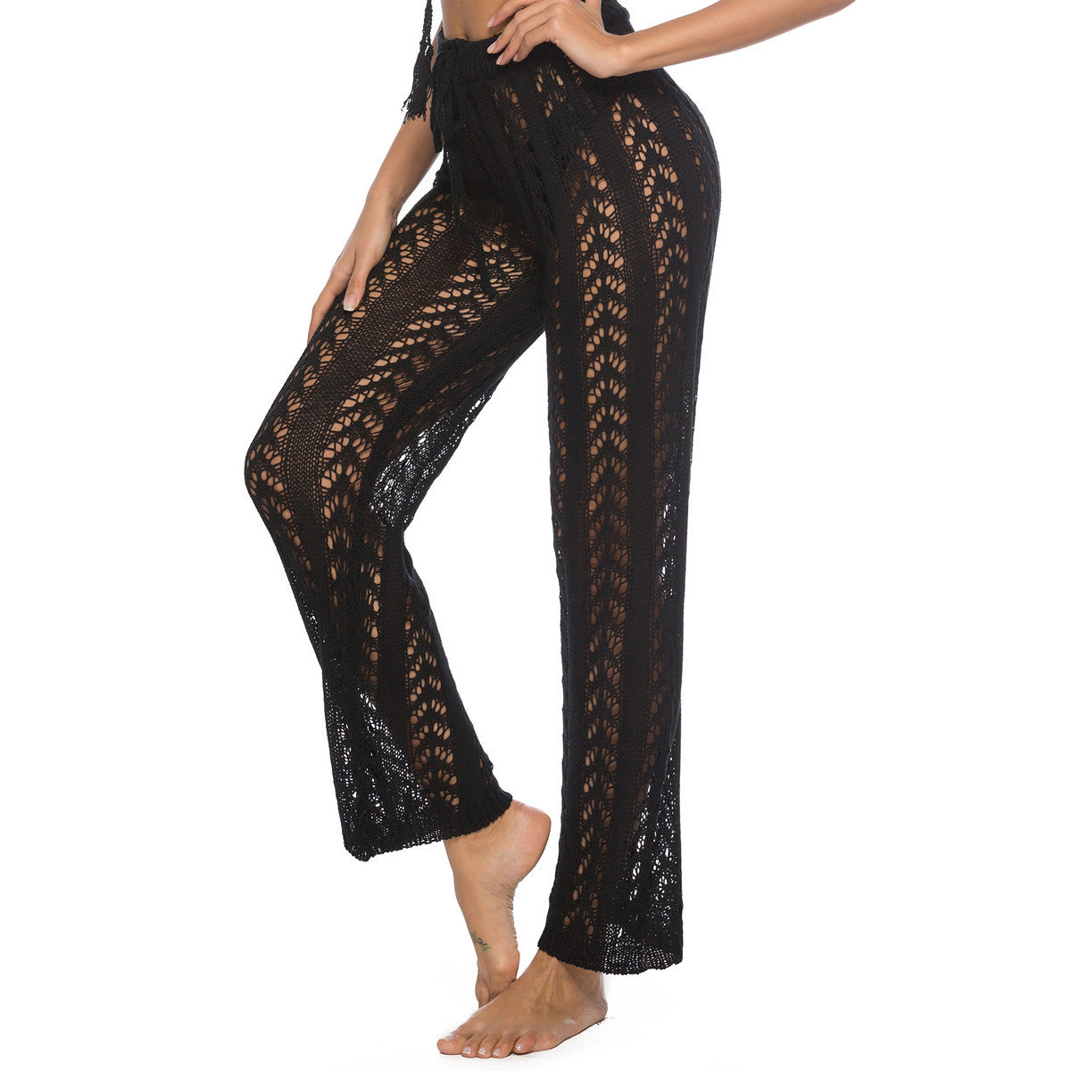 Crochet Beach Wide Leg Pants InsStreet