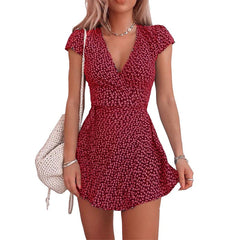 Fashion Dot Print Dress InsStreet