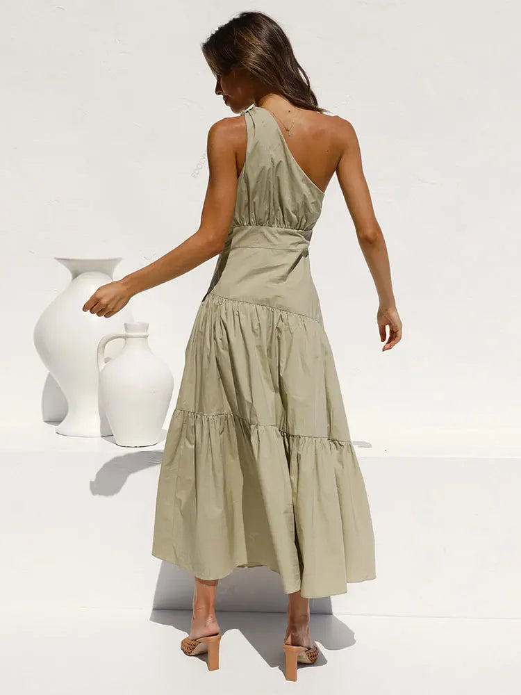 Feathers Strapless Sleeveless Split Hem Evening Maxi Dress InsStreet