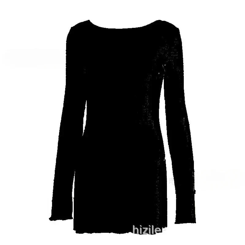 Bodycon Long Sleeve Mini Dress InsStreet