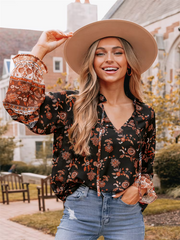 Pick Of The Patch Tassel Blouse - FINAL SALE Ins Street