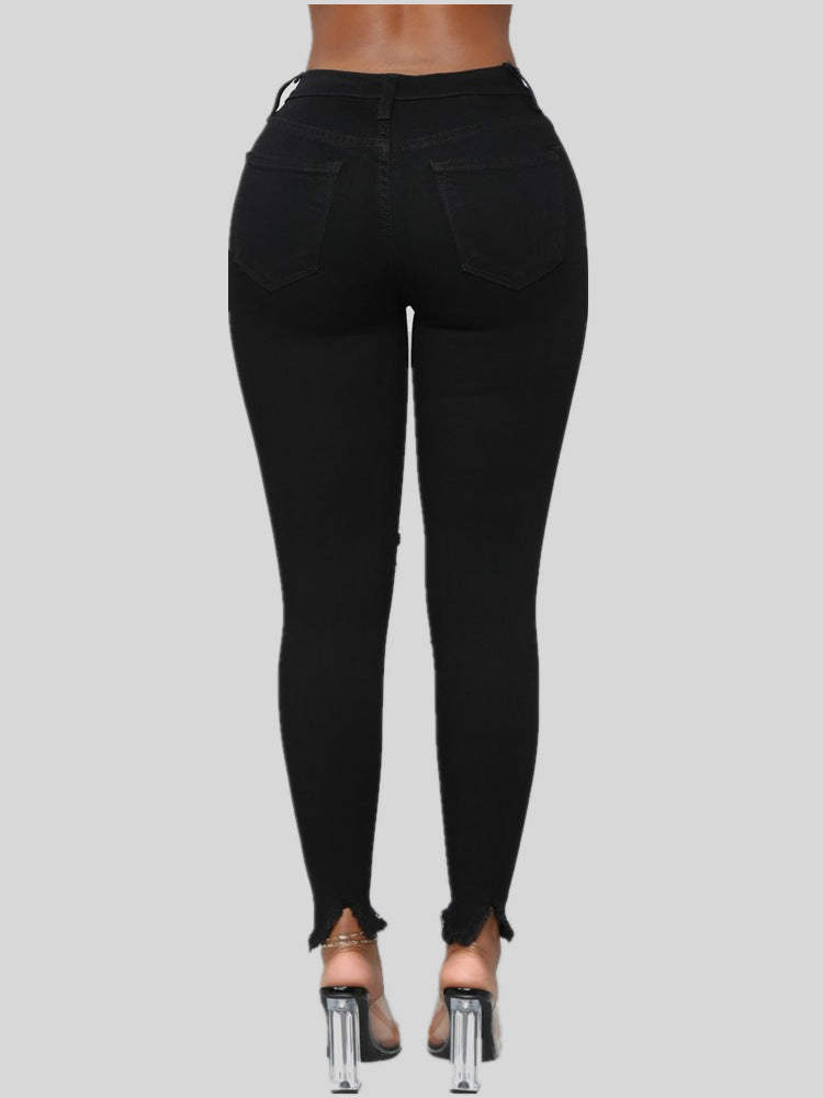 All The Booty Ripped Skinny Jeans - Black Ins Street