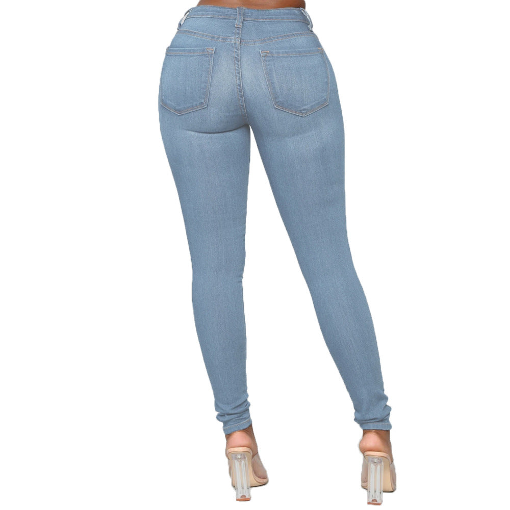 Total Smoke Show Super Stretch Skinny Jeans - Grey Ins Street