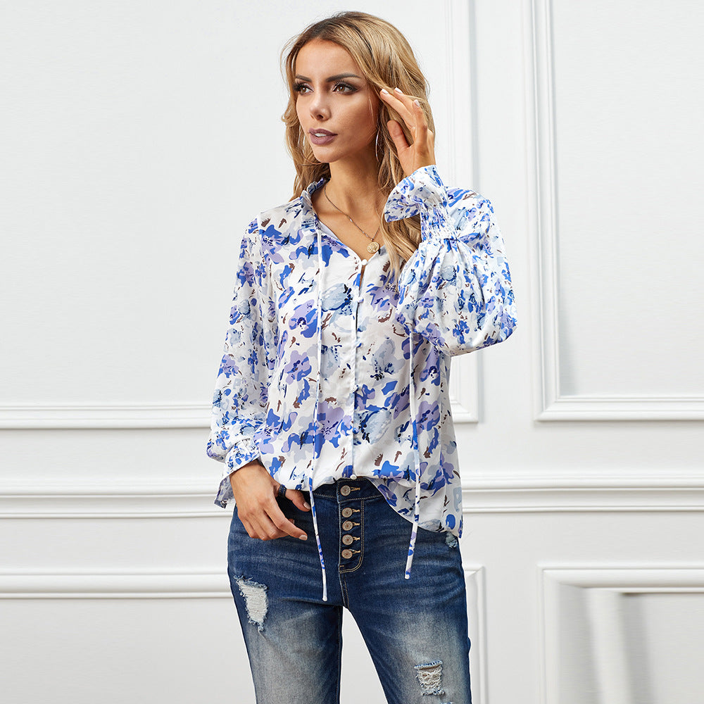 Ballad Printed Crop Blouse - FINAL SALE InsStreet