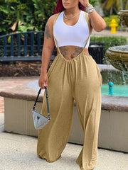 Wide-Leg Overalls Ins Street