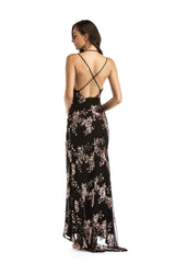 Adore You Floral Charming High Slit Maxi Dress InsStreet