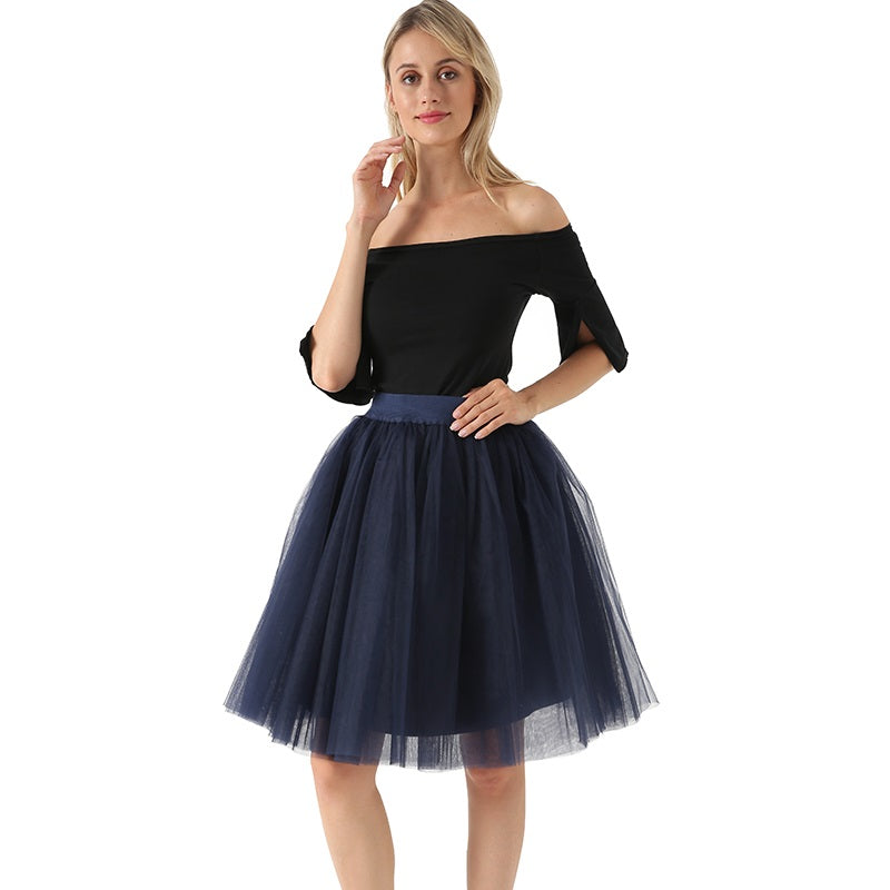 Princess Midi Tulle Skirt InsStreet