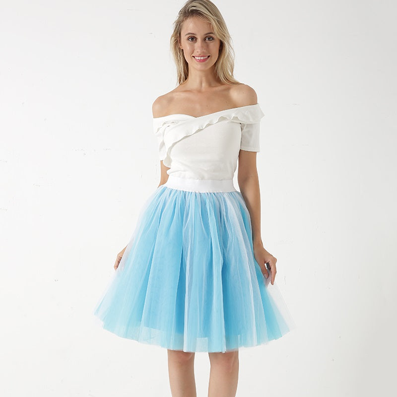 Princess Midi Tulle Skirt InsStreet