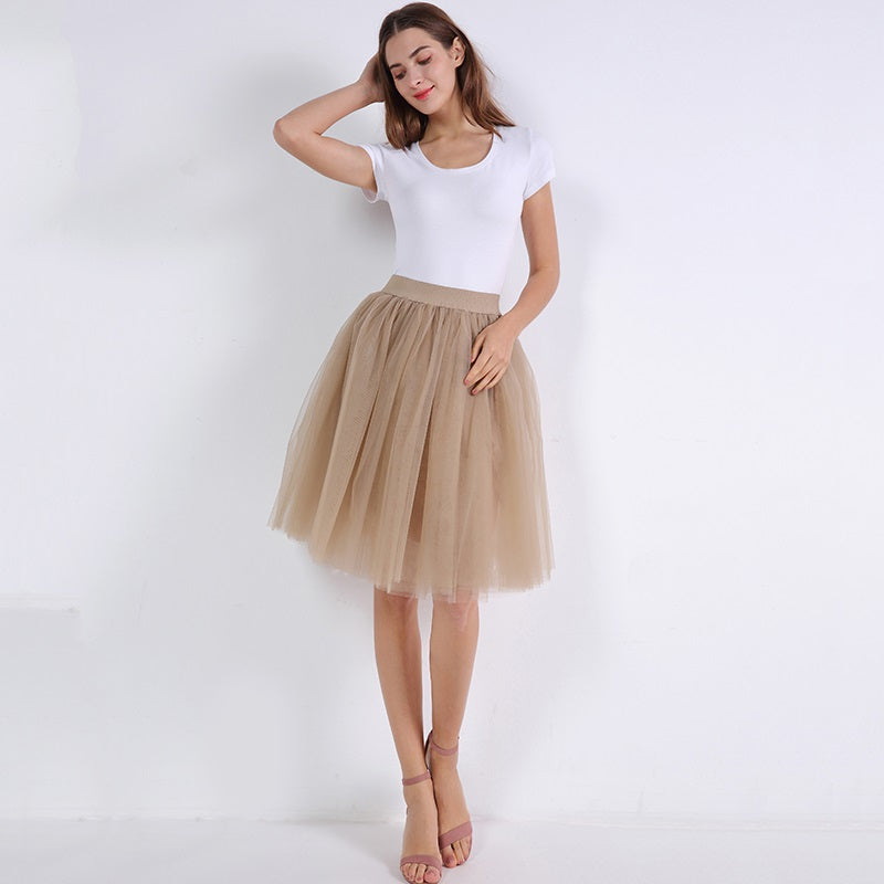 Princess Midi Tulle Skirt InsStreet