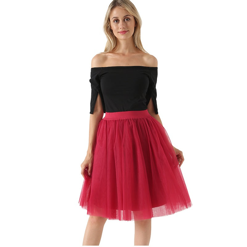 Princess Midi Tulle Skirt InsStreet