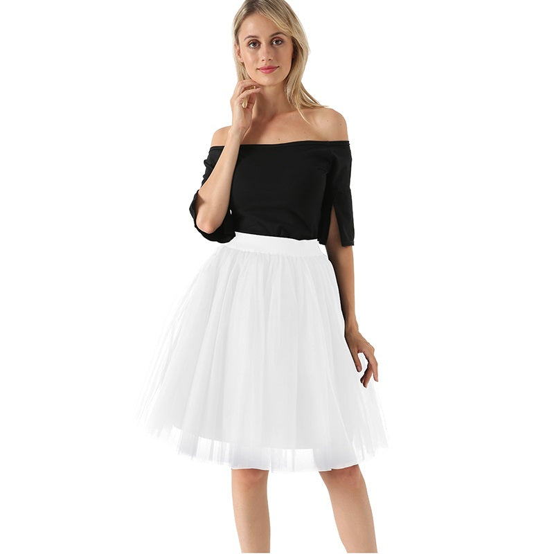 Princess Midi Tulle Skirt InsStreet