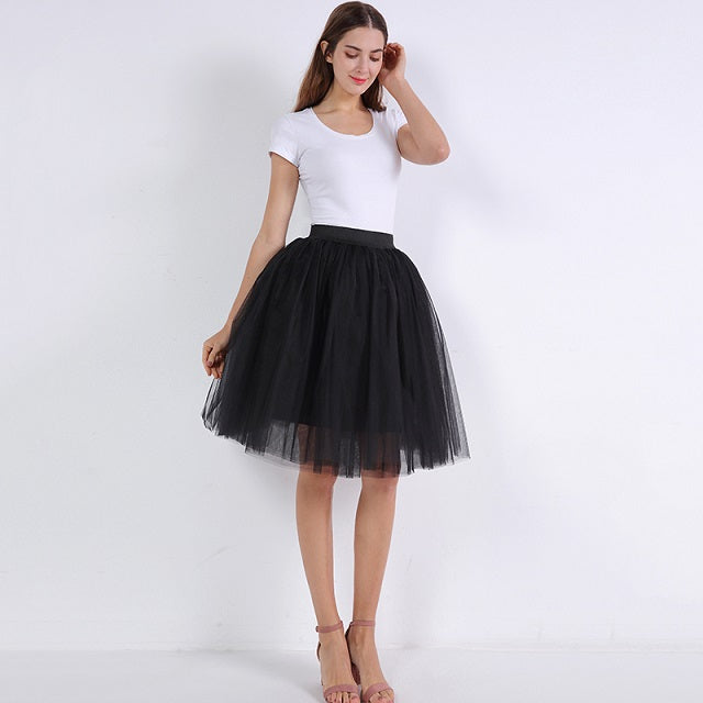 Princess Midi Tulle Skirt InsStreet