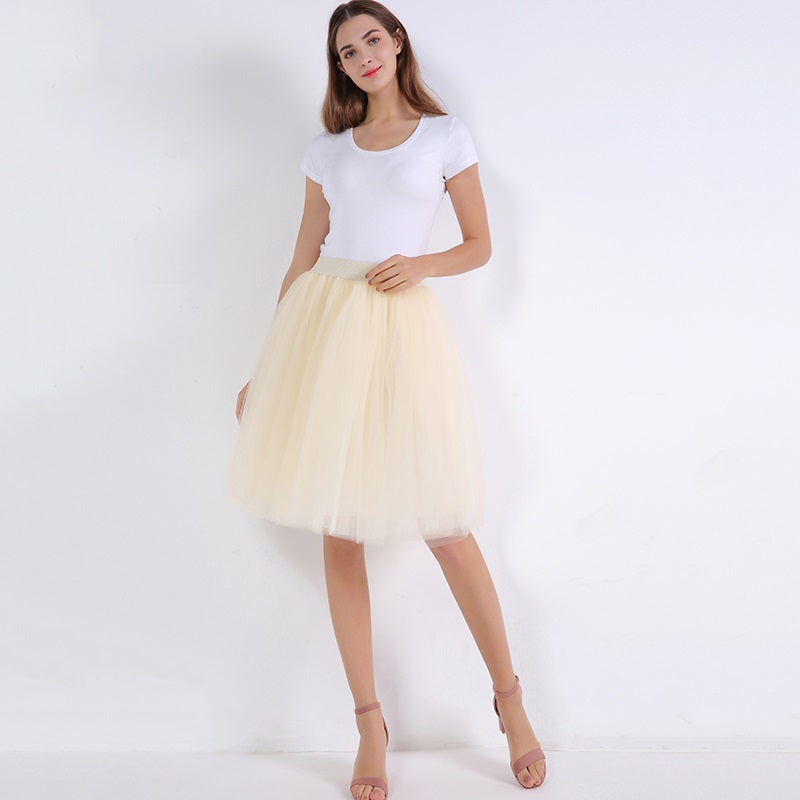 Princess Midi Tulle Skirt InsStreet