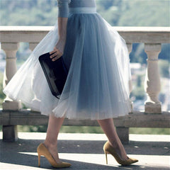 Princess Midi Tulle Skirt InsStreet