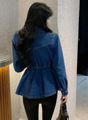 Ralph Elastic Waist Denim Jacket - FINAL SALE Ins Street