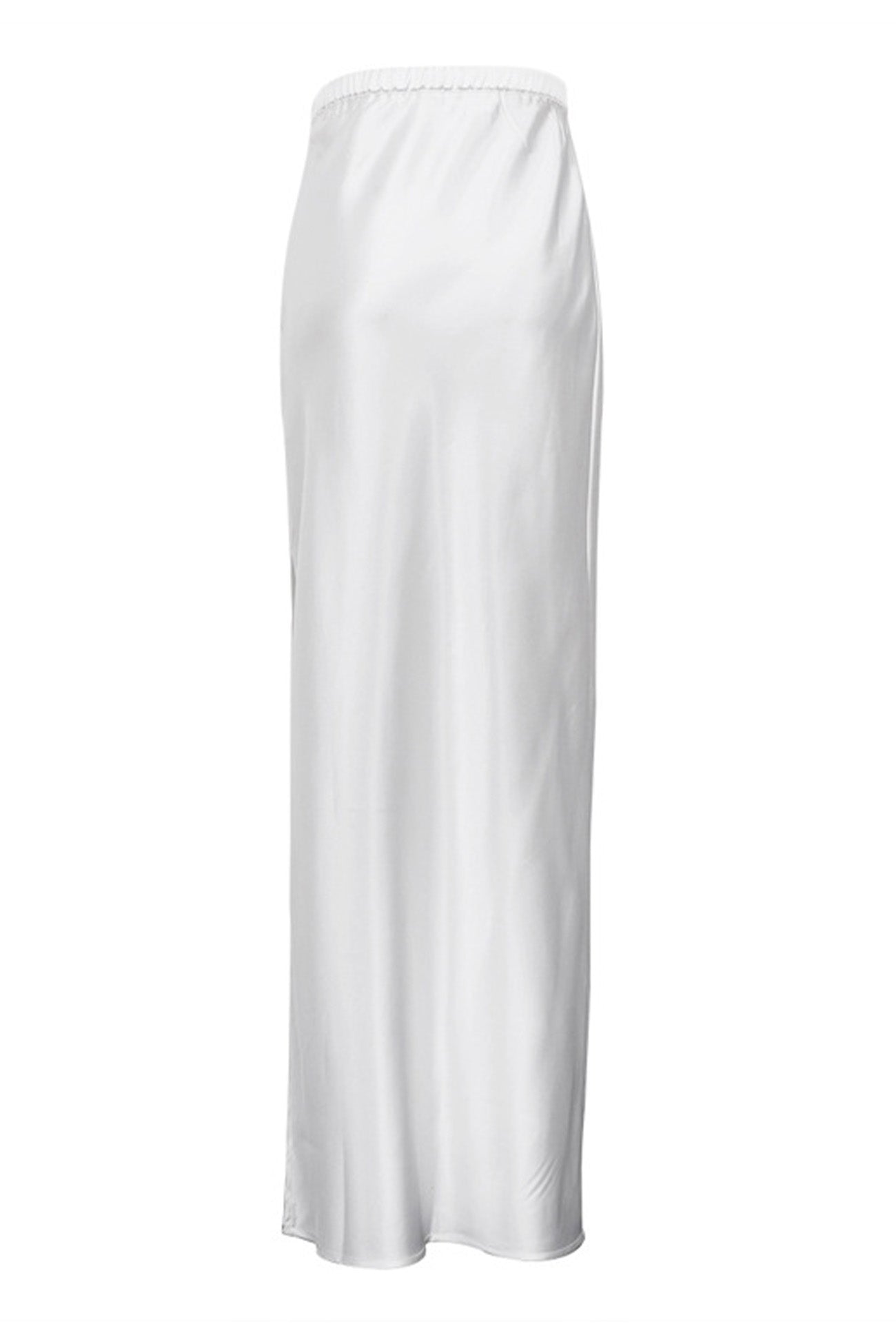 Side Skirt with High Full-Length and White Slit Waist InsStreet