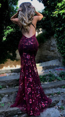 Antonia Maxi Dress - Wine LUXX-001