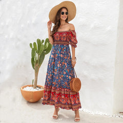 Casual Midi Sexy Elegant Beach Vacation Boho Dress InsStreet