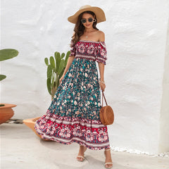 Casual Midi Sexy Elegant Beach Vacation Boho Dress InsStreet