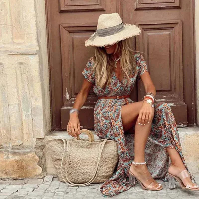 Elegant Evening Summer Long Boho Dress InsStreet