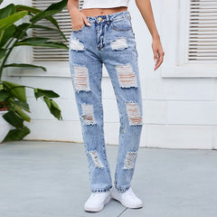 Good For You High Rise Boyfriend Jeans - Medium Wash Ins Street